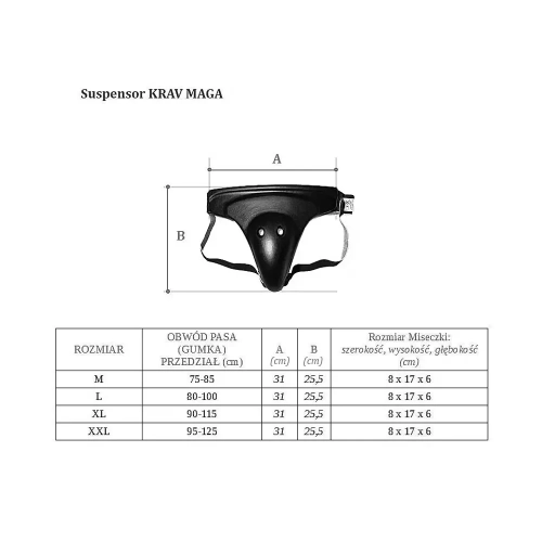 Ochraniacz Krocza Suspensor Krav Maga M